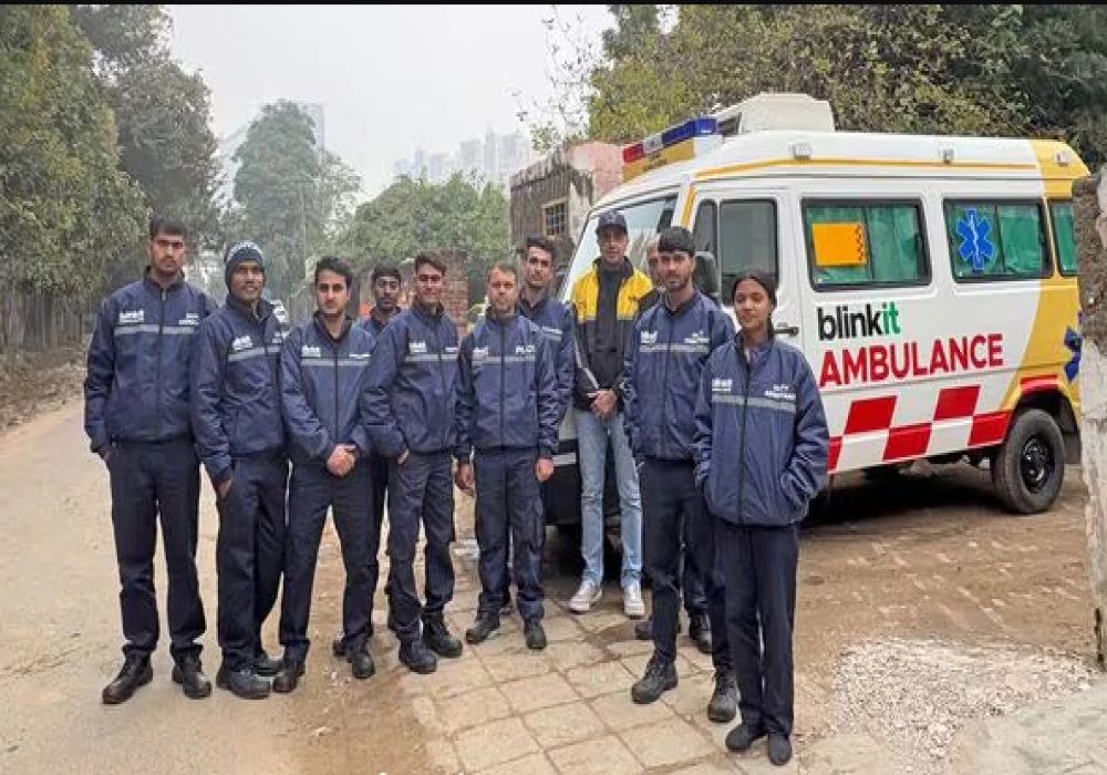 From Groceries to Ambulance | Blinkit 10-Minute Emergency Service in Gurugram From Groceries to Ambulance | Blinkit 10-Minute Emergency Service in Gurugram